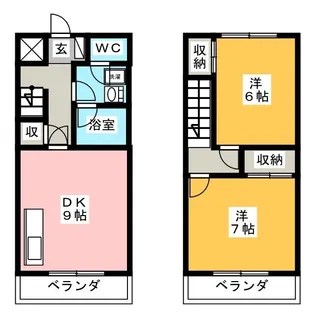 ウエストゴトウ【4階】の間取り