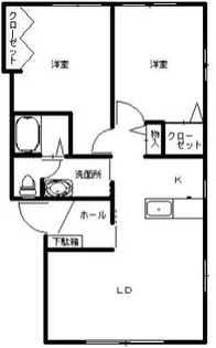 ビーシラトン【1階】の間取り