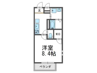 フジパレス西宮北口I番館【3階】の間取り