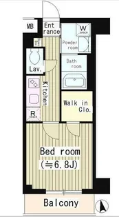 東京都品川区南大井6【マンション】の間取り