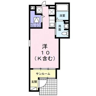 ルナ ルーチェ【1階】の間取り