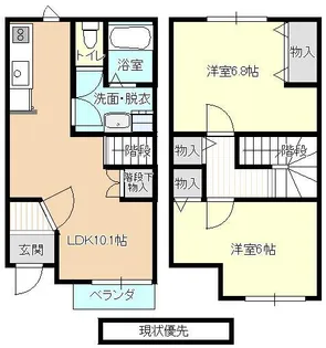 モルゲンレーテ【1階】の間取り