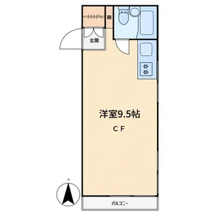 緑荘【2階】の間取り