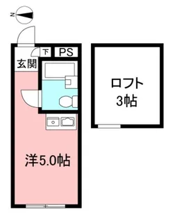 1Rの間取り画像