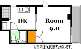 グレース中広通り【3階】の間取り