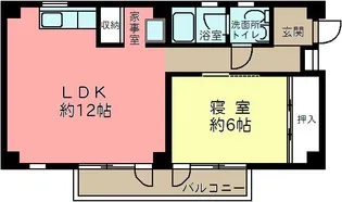 コートビラ葉山【2階】の間取り