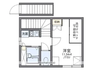 レオパレスYAGI【2階】の間取り
