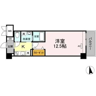群馬県高崎市問屋町3【マンション】の間取り