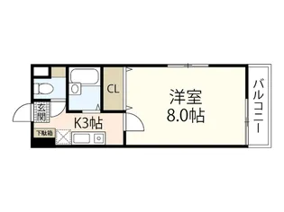 庚午坂本ビル【3階】の間取り