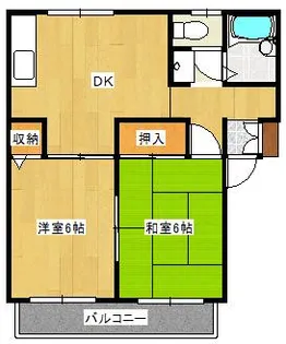 MYハイツ【2階】の間取り