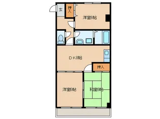 サンエクセル【3階】の間取り