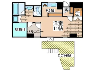 Quest One【3階】の間取り