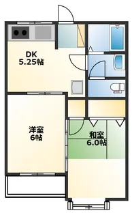 メゾン吉尾【1階】の間取り