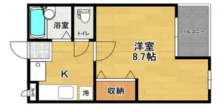 アドマイアビル【4階】の間取り