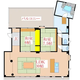 日建ビル【2階】の間取り