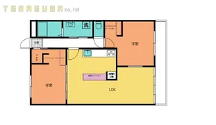 Un Chaton【2階】の間取り