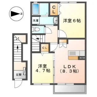 MO-V【2階】の間取り
