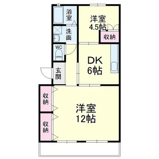 マンションエスポワール【3階】の間取り