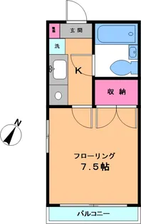 ウエストヒルズI・S【1階】の間取り