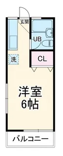 ハイツマキ【1階】の間取り