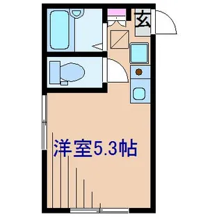 グリーンライト菊名【1階】の間取り