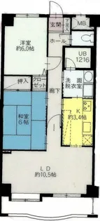 プライムローズ紫竹山【4階】の間取り