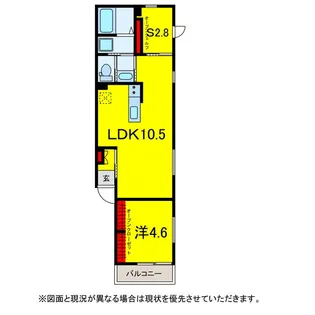 千葉県千葉市若葉区西都賀3【アパート】の間取り