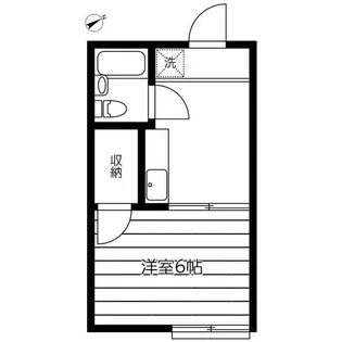 ジュネス中川【2階】の間取り
