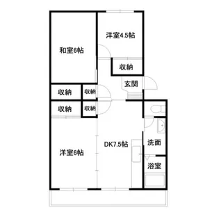 グリーンビレッジ ハンノ木沢A【3階】の間取り