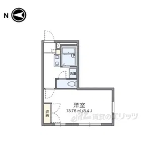 レオパレスイケダ【1階】の間取り