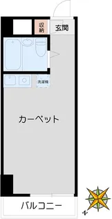 1Rの間取り画像