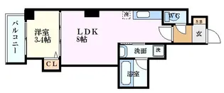 月光住吉町【6階】の間取り