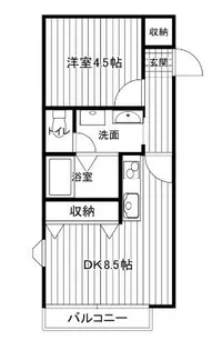 ヒルグレイス久が原【2階】の間取り