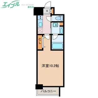 プレスタンテK.S【4階】の間取り
