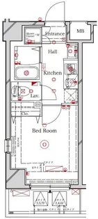ラフィスタ品川ベイ【3階】の間取り