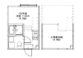 クレール瑞江【1階】の間取り