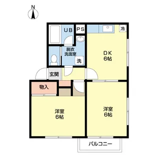 ローズハイツ【2階】の間取り