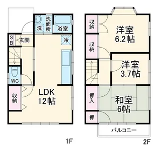 埼玉県さいたま市緑区大字大牧【一戸建】の間取り