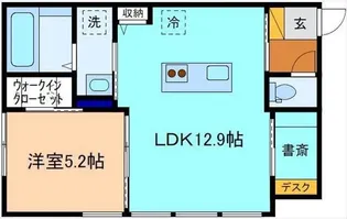 M&Y下冨居【2階】の間取り