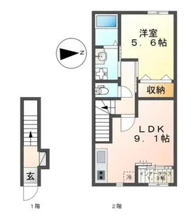 ククナSO【2階】の間取り