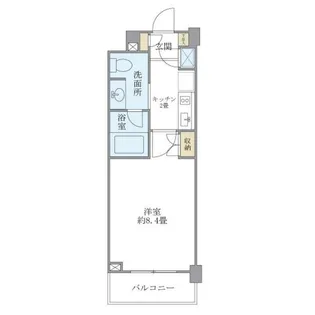プレミアコート桜台【5階】の間取り