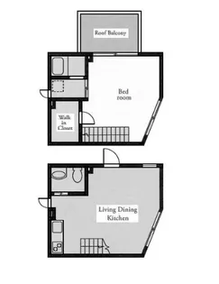 東京都新宿区舟町【マンション】の間取り