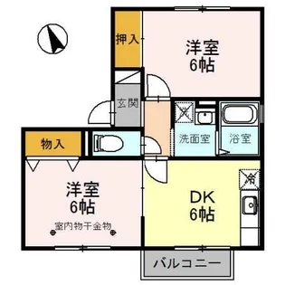 アゼリア【1階】の間取り