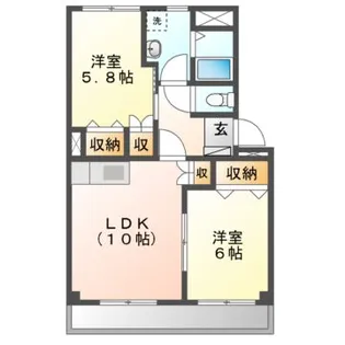 Ever Green【3階】の間取り