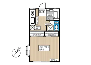 コーポウィスタリア【1階】の間取り