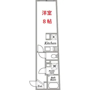 FABRIC大森町【4階】の間取り