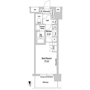 World Residence 大手町【9階】の間取り
