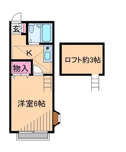 神奈川県横浜市港北区下田町1【アパート】の間取り