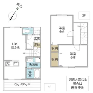 茨城県水戸市堀町【一戸建】の間取り