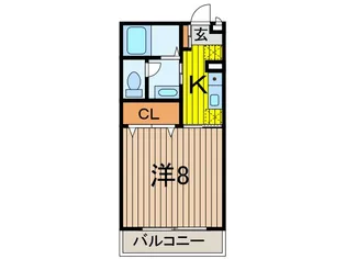 CLIO COURT21【2階】の間取り